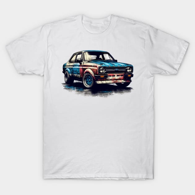 Ford Escort T-Shirt by Vehicles-Art